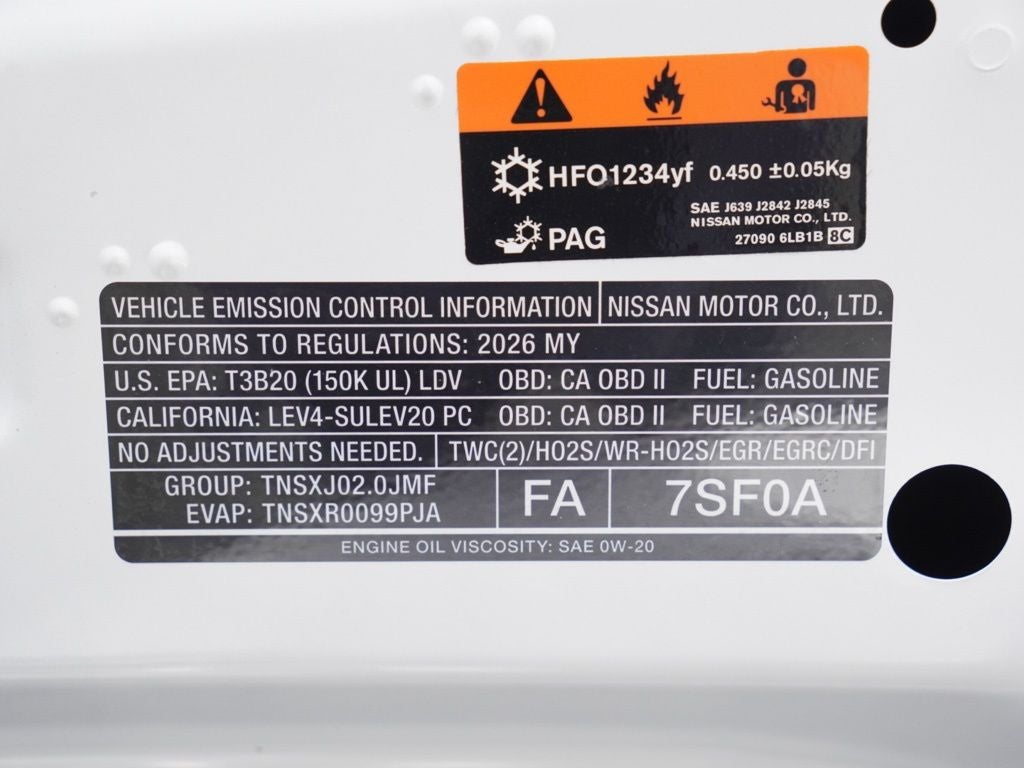 2026 Nissan Sentra S
