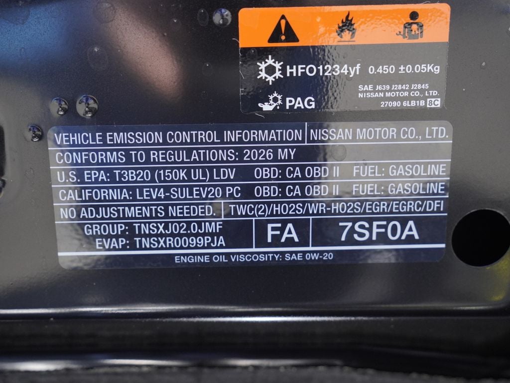 2026 Nissan Sentra S