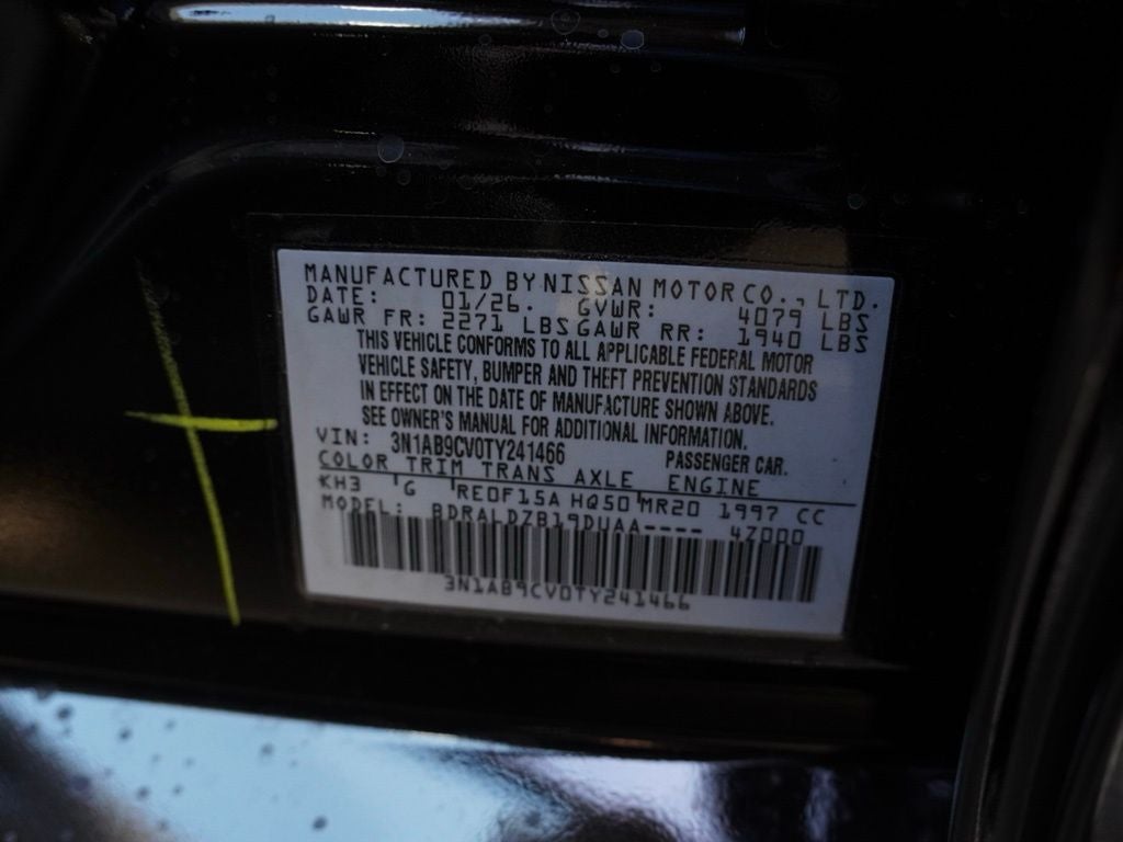 2026 Nissan Sentra SV