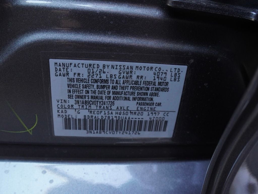 2026 Nissan Sentra SV