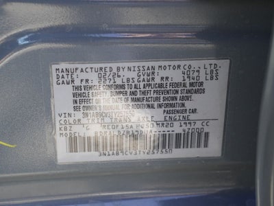2026 Nissan Sentra SV