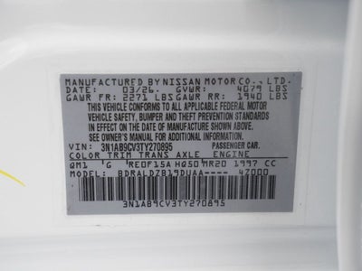 2026 Nissan Sentra SV