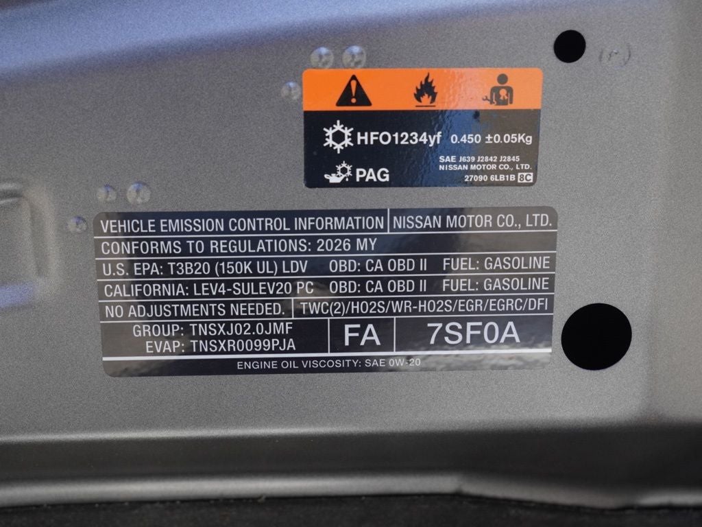 2026 Nissan Sentra SV