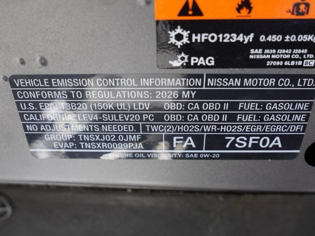 2026 Nissan Sentra SV