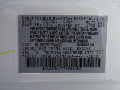 2026 Nissan Sentra SV