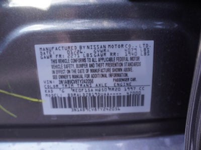 2026 Nissan Sentra SV