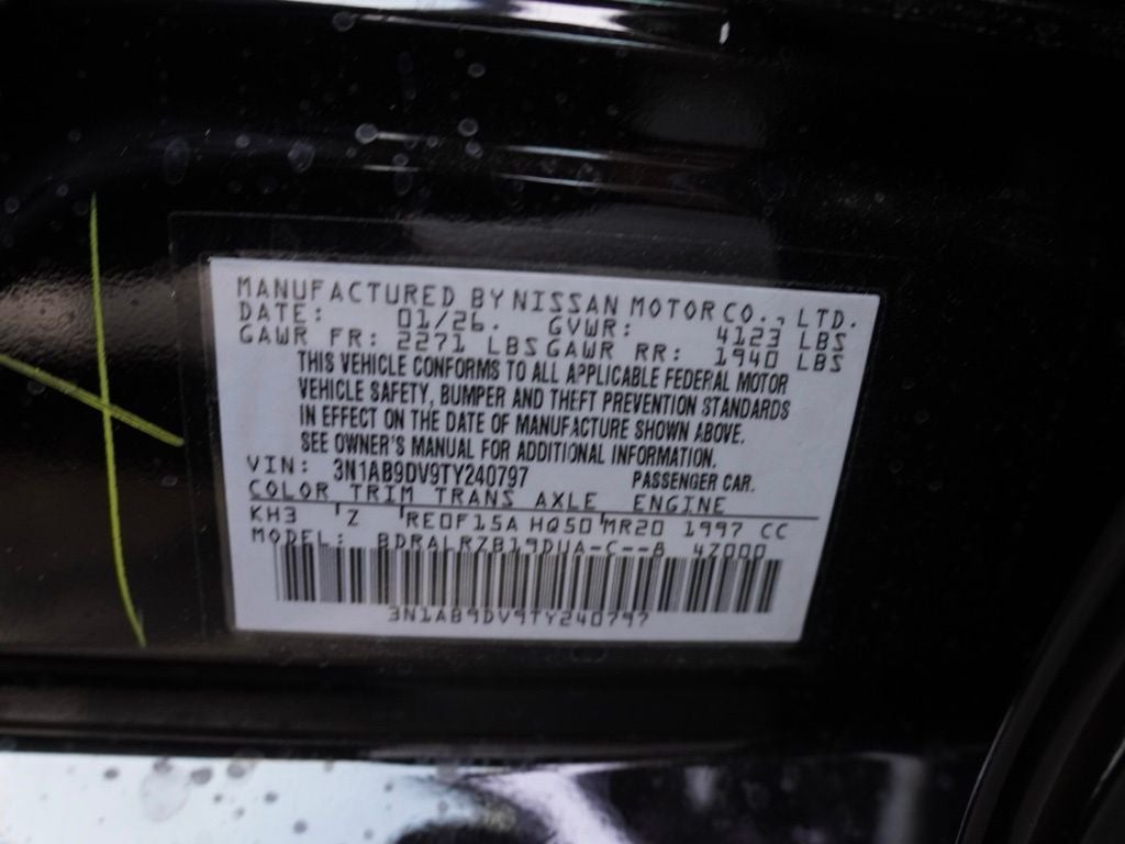 2026 Nissan Sentra SR