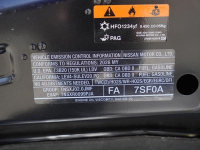 2026 Nissan Sentra SR