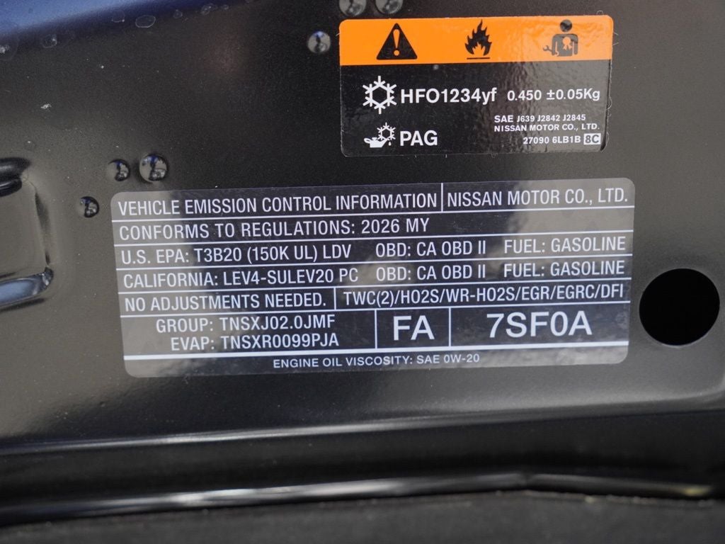 2026 Nissan Sentra SR