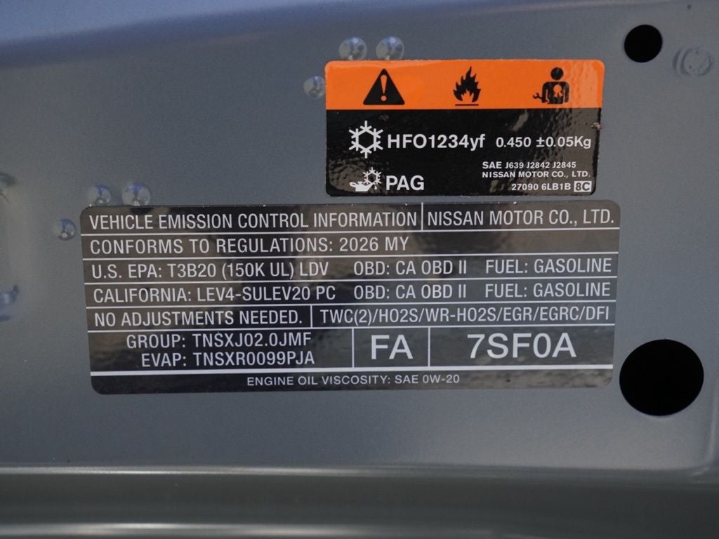 2026 Nissan Sentra SR