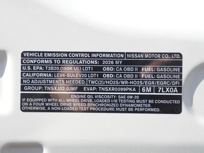 2026 Nissan Kicks SV