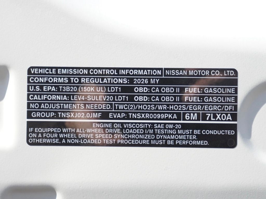 2026 Nissan Kicks SV