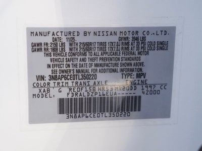 2026 Nissan Kicks SV