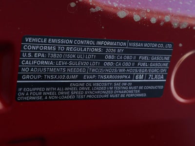 2026 Nissan Kicks SV