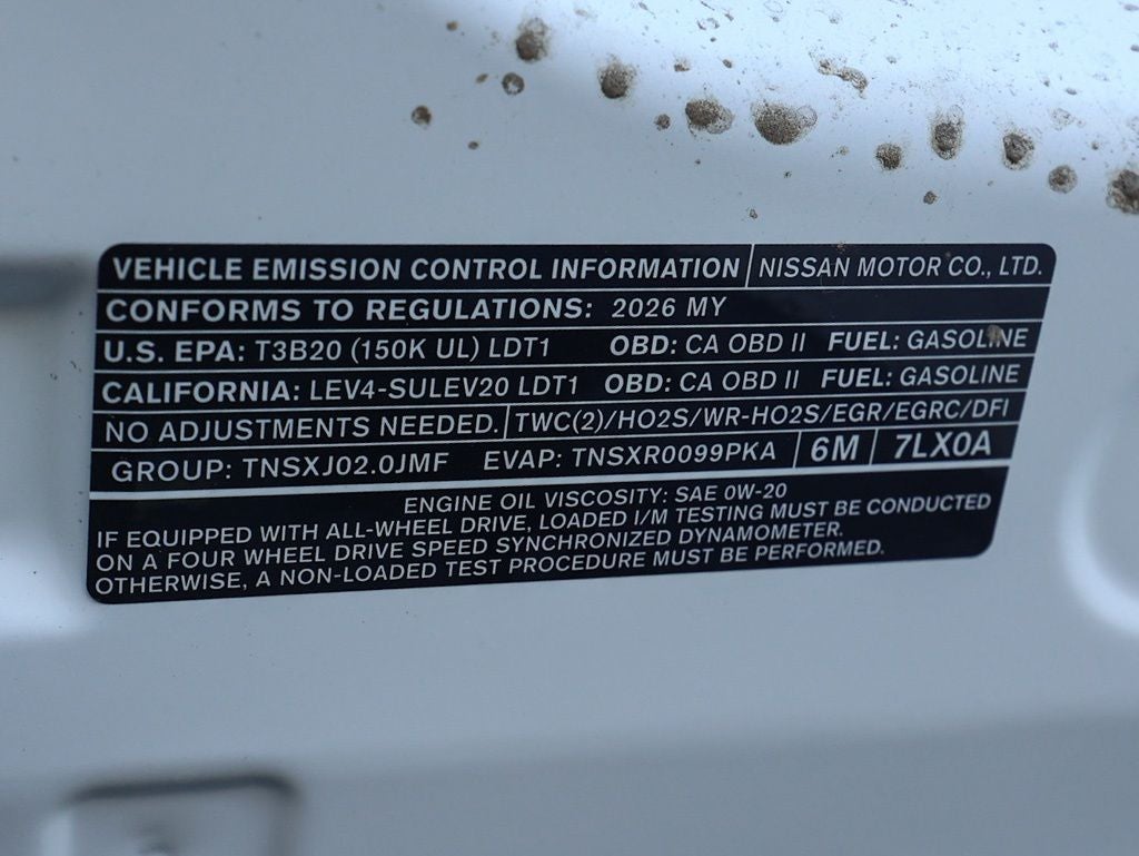 2026 Nissan Kicks SV