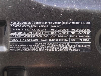 2026 Nissan Kicks SV