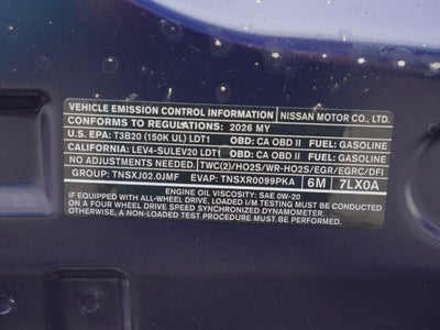 2026 Nissan Kicks SV