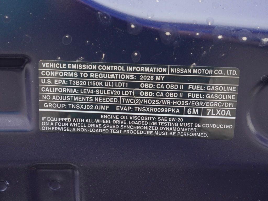 2026 Nissan Kicks SV