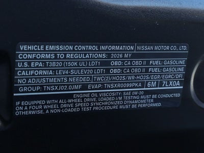 2026 Nissan Kicks SV