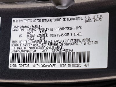 2023 Toyota Tacoma SR5