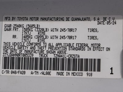 2024 Toyota Tacoma SR