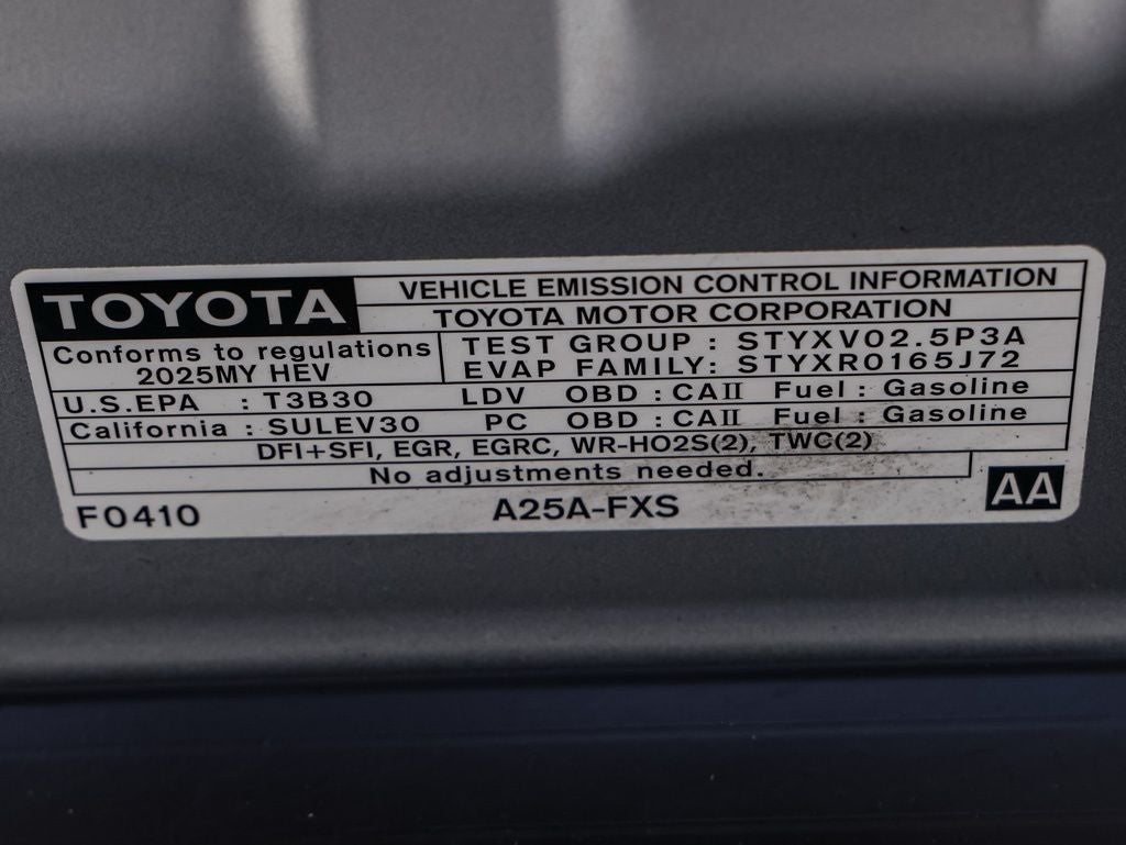 2025 Toyota Camry LE