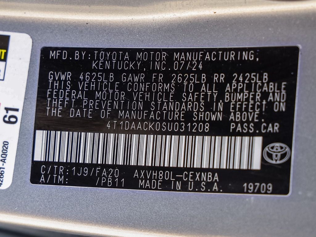 2025 Toyota Camry LE