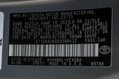 2025 Toyota Camry SE