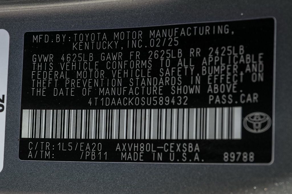2025 Toyota Camry SE