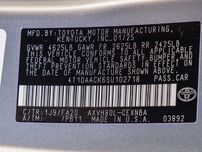 2025 Toyota Camry LE