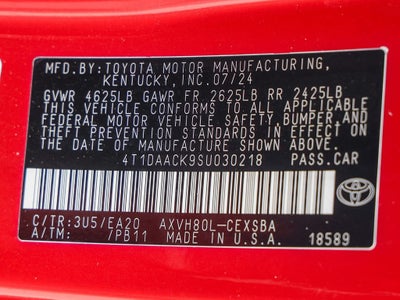 2025 Toyota Camry SE