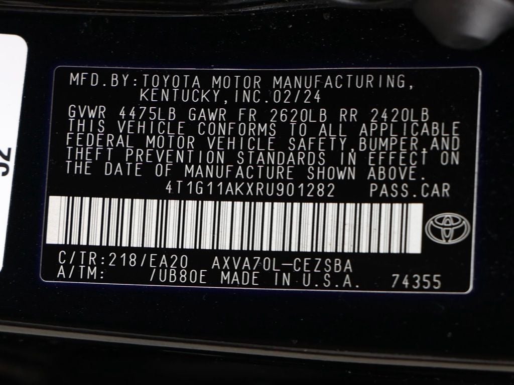 2024 Toyota Camry SE