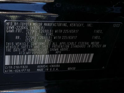 2023 Toyota RAV4 Hybrid LE