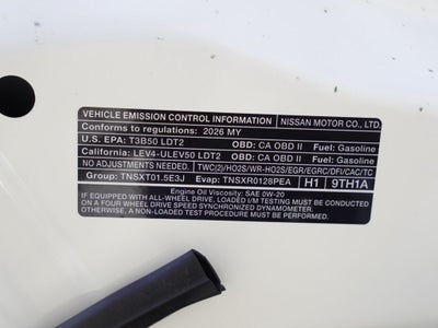 2026 Nissan Rogue Dark Armor