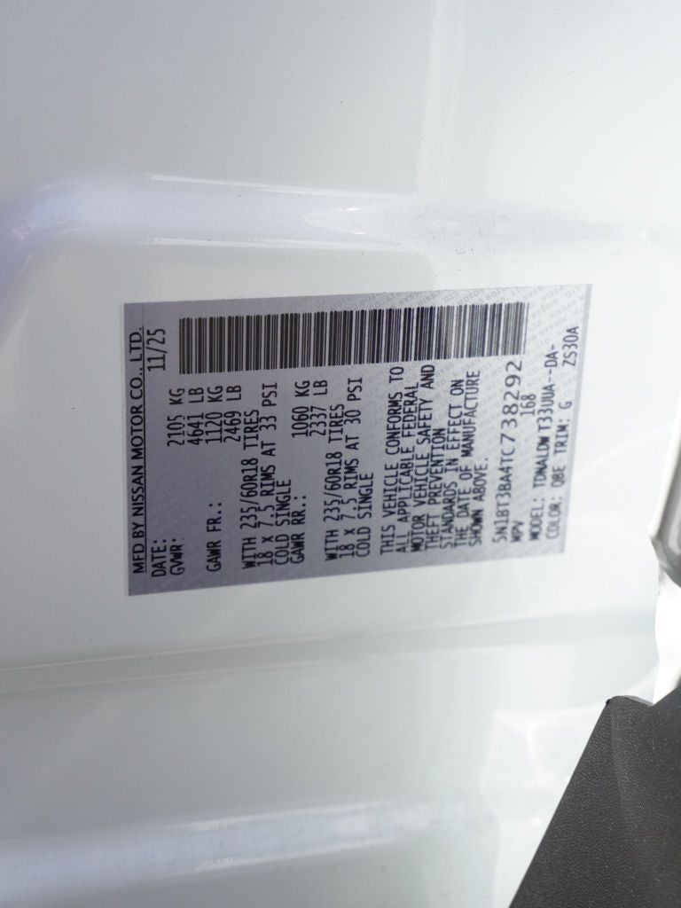 2026 Nissan Rogue Dark Armor