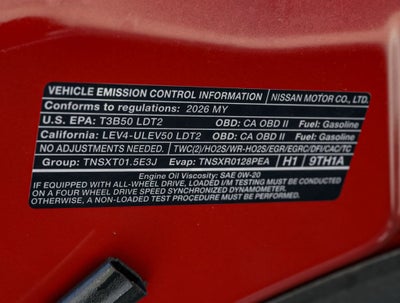 2026 Nissan Rogue SV