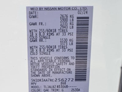 2024 Nissan Pathfinder S
