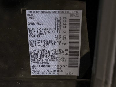 2022 Nissan Pathfinder SV