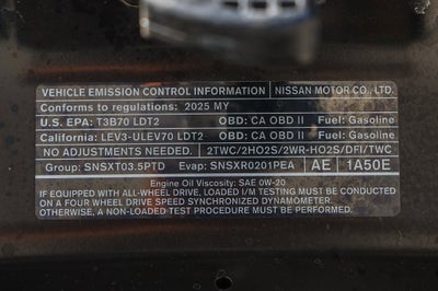 2025 Nissan Pathfinder Rock Creek