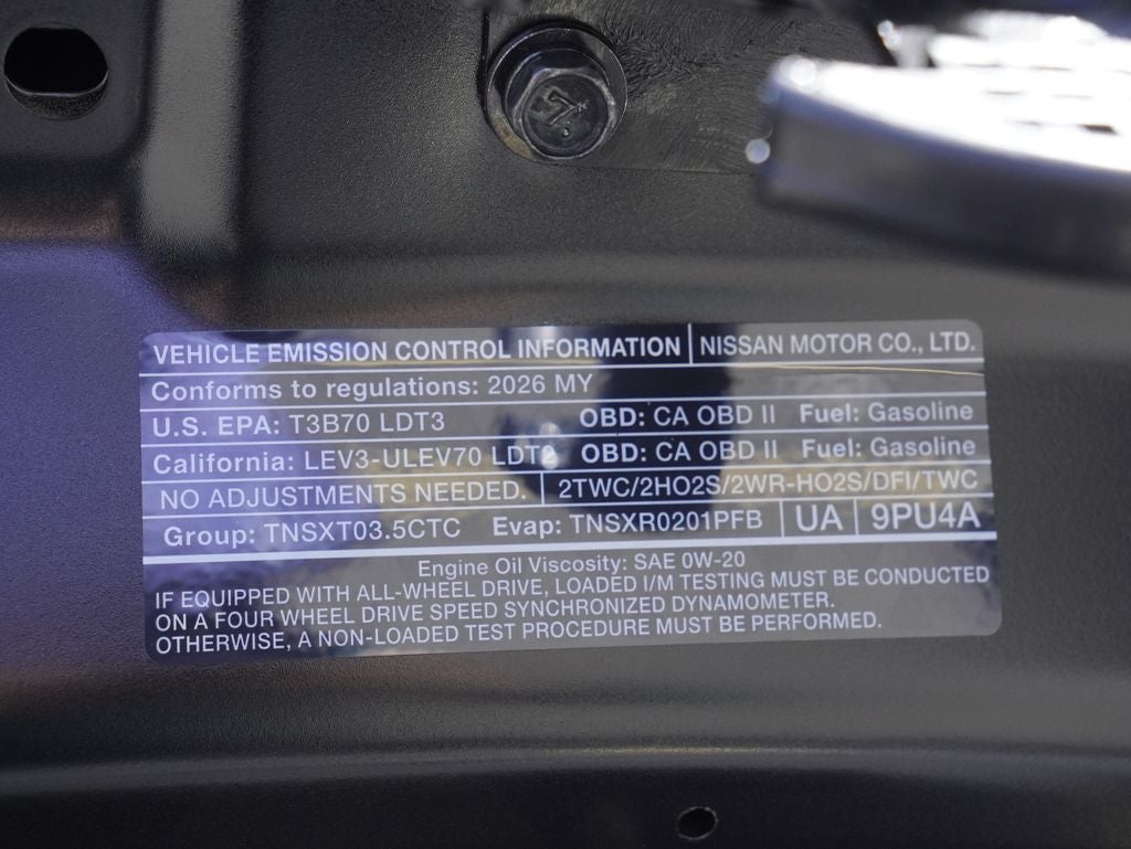 2026 Nissan Pathfinder SL