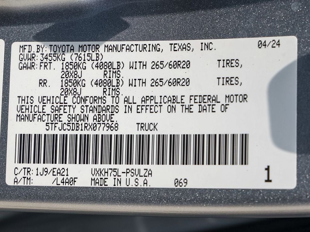 2024 Toyota Tundra Hybrid Limited
