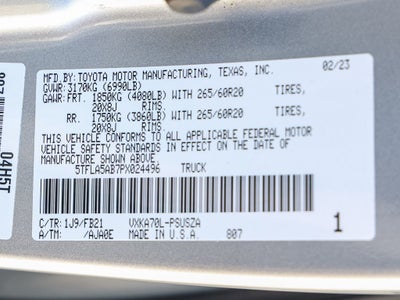 2023 Toyota Tundra SR5