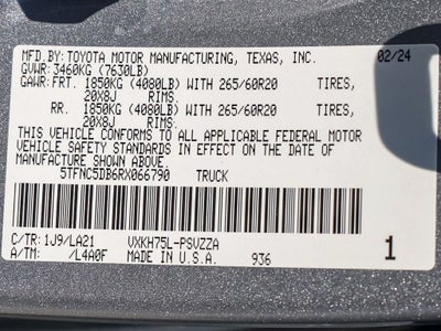 2024 Toyota Tundra Hybrid Platinum