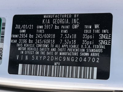 2022 Kia Telluride LX