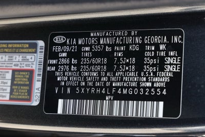 2021 Kia Sorento EX