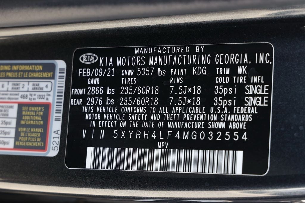 2021 Kia Sorento EX