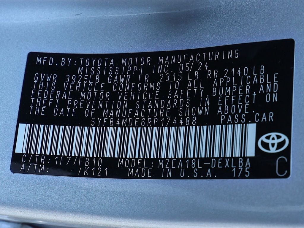 2024 Toyota Corolla LE