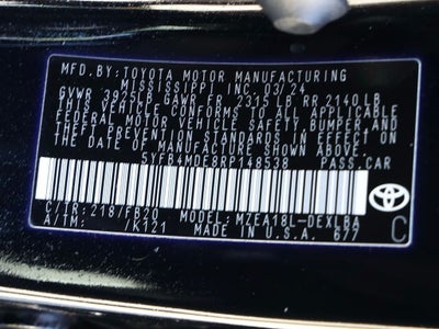 2024 Toyota Corolla LE