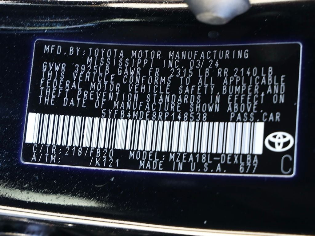 2024 Toyota Corolla LE