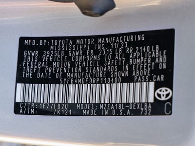 2024 Toyota Corolla LE